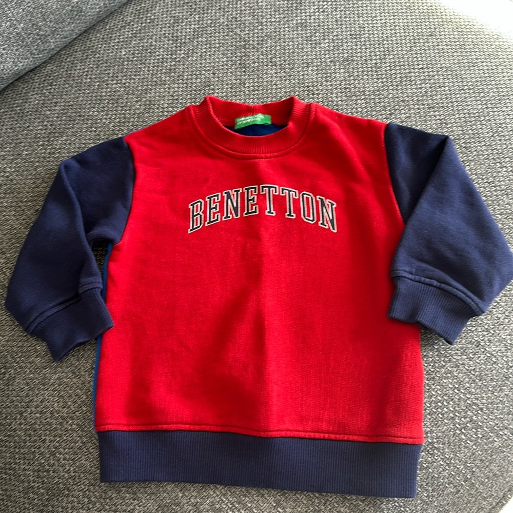 United Colors of Benetton Boys Sweater, Size 12-18 months